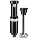 KitchenAid Cordless Variable Speed Hand Blender - KHBBV53, Onyx Black