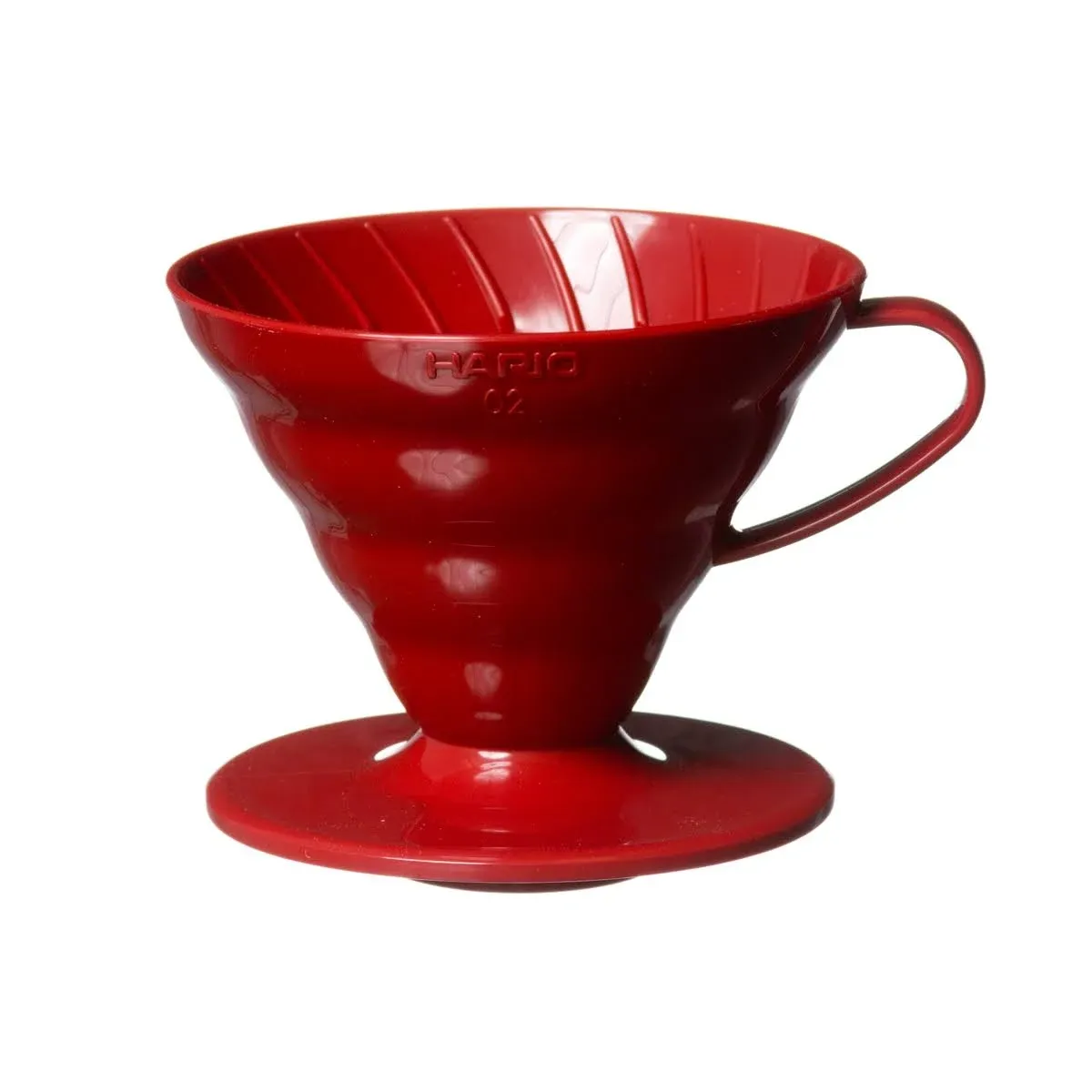 Hario V60 02 Coffee Plastic Dripper Red