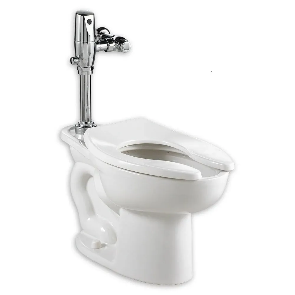 American Standard 3043.528.020 Madera ADA Universal Floor Mount Toilet Bowl and 1.28 Gpf Selectronic Flush Valve