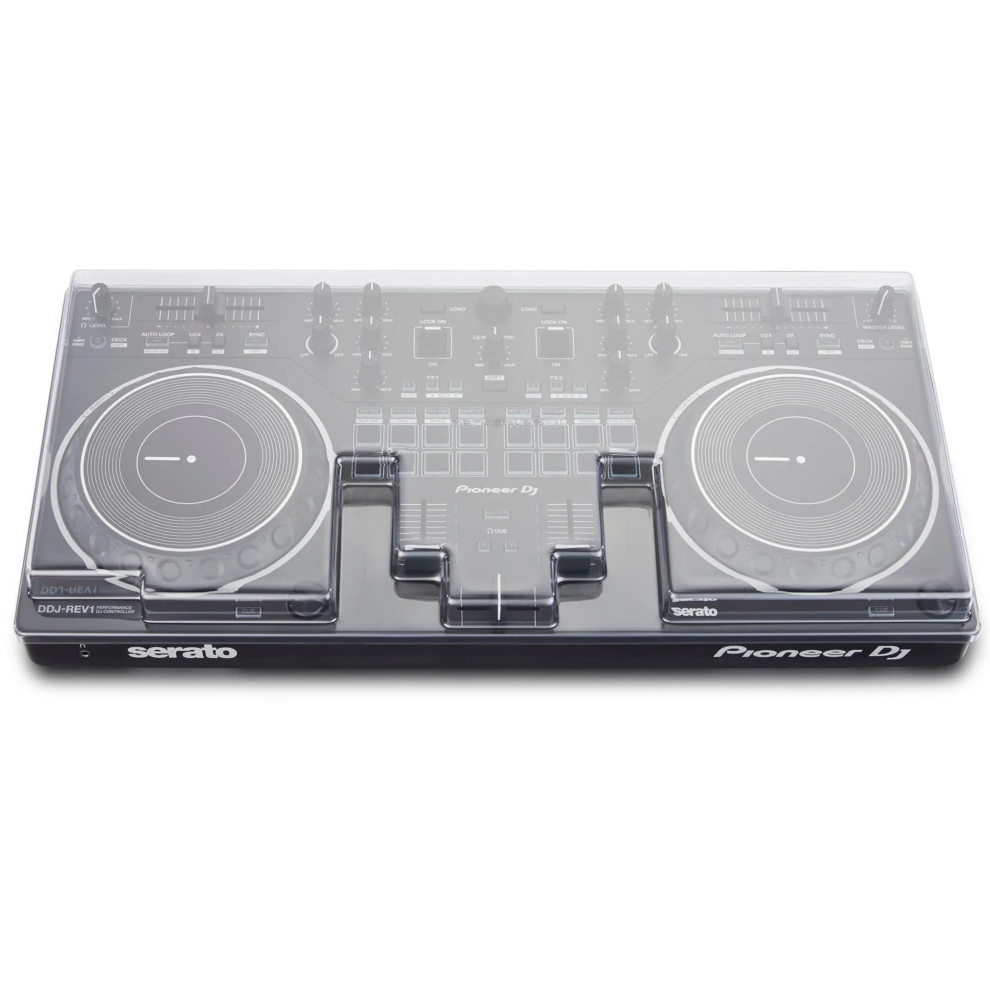 Decksaver DSLE-PC-DDJREV1 Cover for Pioneer DJ DDJ-REV1 Controller