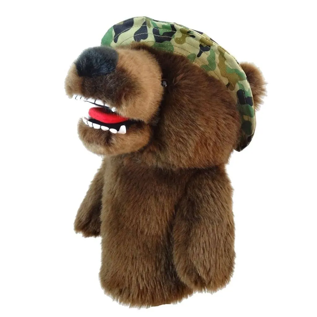 Military Bear Golf Headcover - Daphne's Headcovers