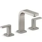 Kohler K-23484-4N Parallel Widespread Bathroom Sink Faucet, 0.5 GPM - Vibrant Brushed Nickel