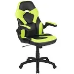 Flash Furniture X10 Gaming Chair Racing Office Ergonomic Computer PC Adjustable Swivel Chair with Flip-Up Arms