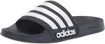 Adidas Men's Adilette Shower Slides, Size 10, Ink/White