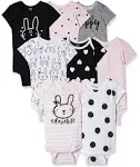 Gerber Short Onesies Bodysuits 8-Pack Baby Girls