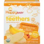 Happy Family Organics, Organic Teethers, Gentle Teething Wafers, Sitting Baby ...