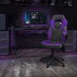 Flash Furniture X10 Gaming Chair Racing Office Ergonomic Computer PC Adjustable Swivel Chair with Flip-up Arms