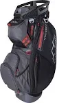 Sun Mountain 2024 C-130 Golf Cart Bag Black/Steel/Rush/Red