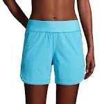 Petite Lands' End 5" Quick Dry Swim Shorts with Panty, Women's, Size: 16 Petite, Turquoise