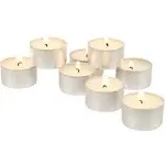 Stonebriar Unscented Long Burning Tealight Candles with 8 Hour Burn Time