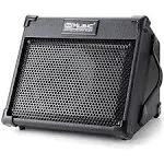 Coolmusic BP40 40W Amplificateur de guitare acoustique portable alimenté par batterie, pour les artistes en déplacement, Bluetooth