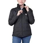 Carhartt Women's Rain Defender Relaxed Fit Lightweight Insulated Jacket - Black