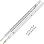 VEVOR Drawer Slides, 1 Pair 60inch Locking Drawer Slides, 500lbs Load Capacit...