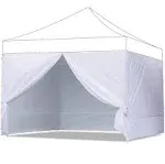 White 10X10 Abccanopy Side Wall (4 Walls Only; Does Not Include Frame Or Top).