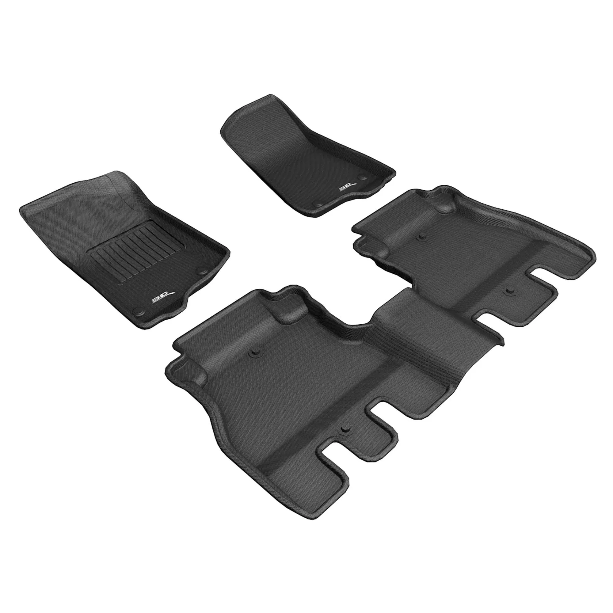 3D MAXpider Kagu Series Custom Floor Liner Set, Wrangler JL Unlimited (Open Box)