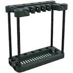 Stalwart Rolling Garden Tool Storage Rack Tower Green