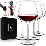 Swanfort Red Wine Glasses Set of 4