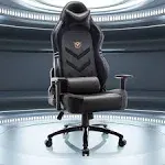 COLAMY Big and Tall Gaming Chair 350lbs-Racing Computer Gamer Chair,Ergonomic Office PC Chair with Wide Seat, Reclining Back, Adjustable Armrest for