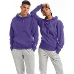 Champion Men's Powerblend Fleece Pullover Hoodie Purple