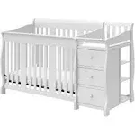 Storkcraft Portofino 4 in 1 Convertible Crib and Changer - White