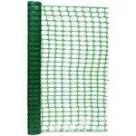 SAFETY FENCE Plastic Mesh Roll Barrier Netting Green 4x100ft BISUPPLY