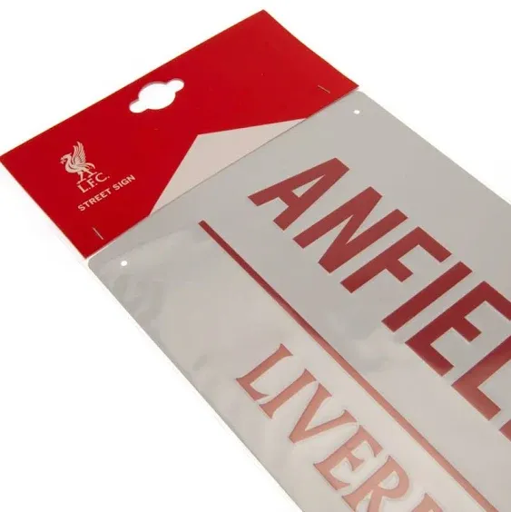 Liverpool FC Official Anfield Road Street Sign - With LFC Liverbird