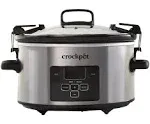 Programmable Cook & Carry Slow Cooker, Stainless Steel, 4 Qts.