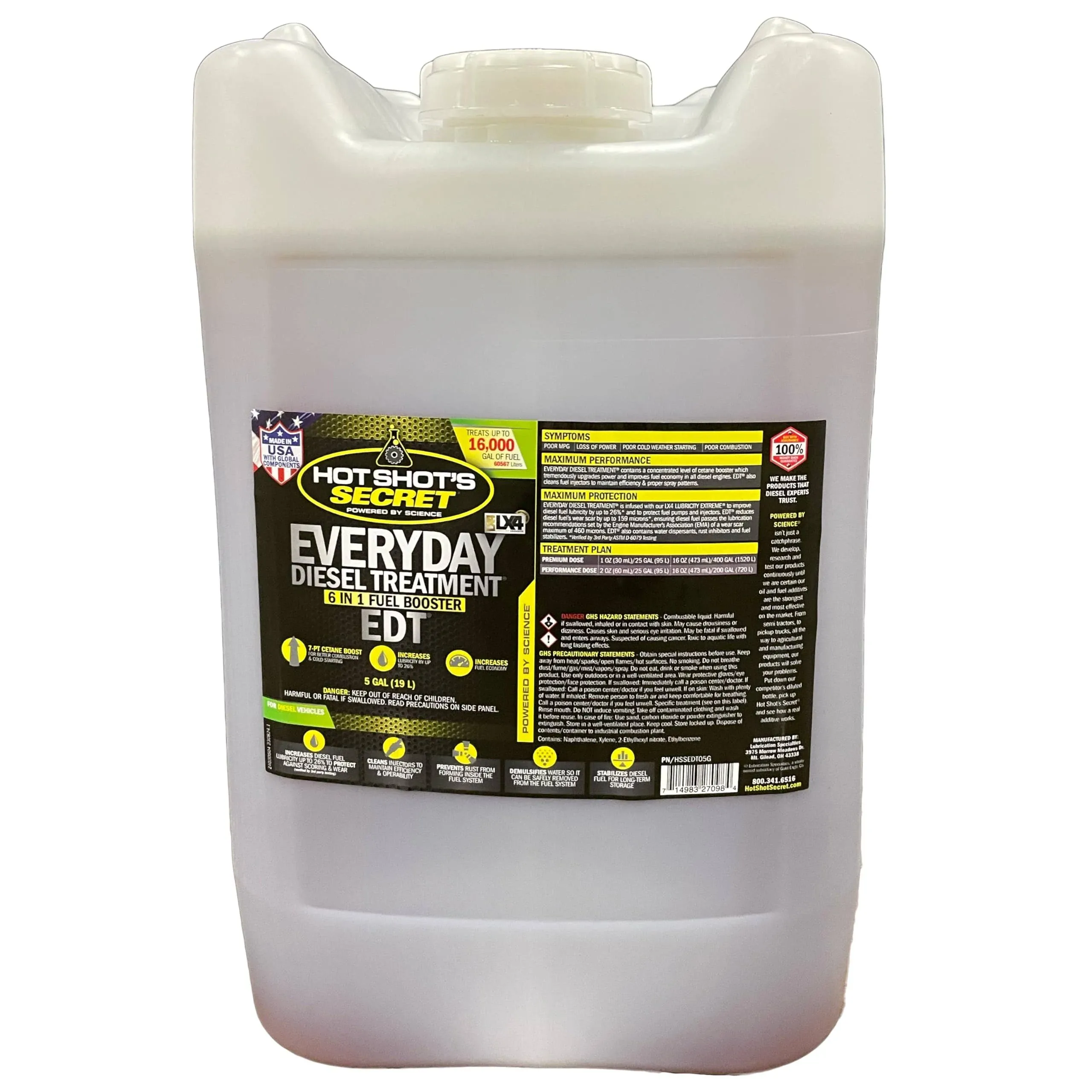 Hot Shot's Secret Everyday Diesel Treatment Fuel Additive - 5 Gallons