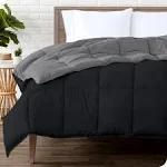 Bare Home Reversible Down Alternative Comforter Twin/Twin XL - Black - Grey