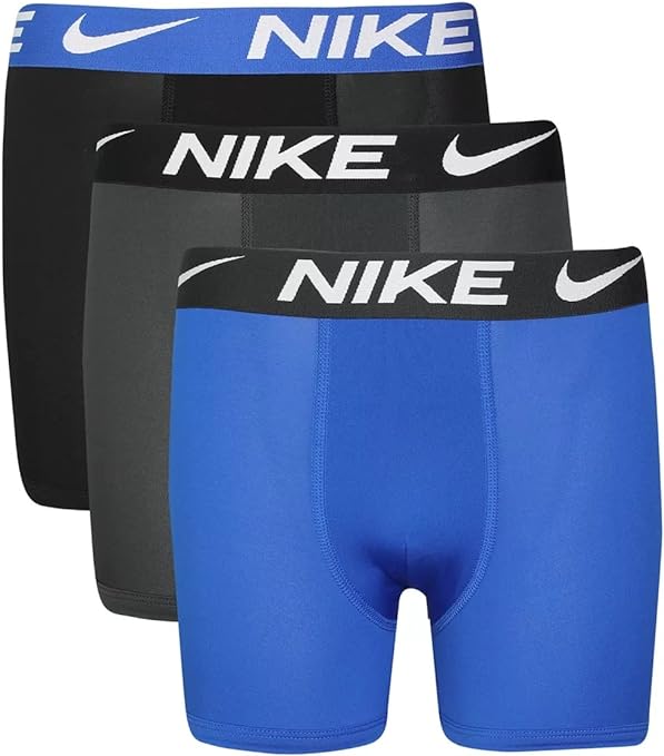 Nike Essentials Big Kids' Dri-Fit Boxer Briefs (3-pack)