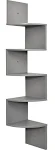 Greenco 5-Tier Corner Wall Shelves Floating Bedrooms