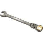 WORKPRO 18mm Flex-Head Ratcheting Wrench Metric Cr-V Alloy 72-Teeth 12-Point NEW