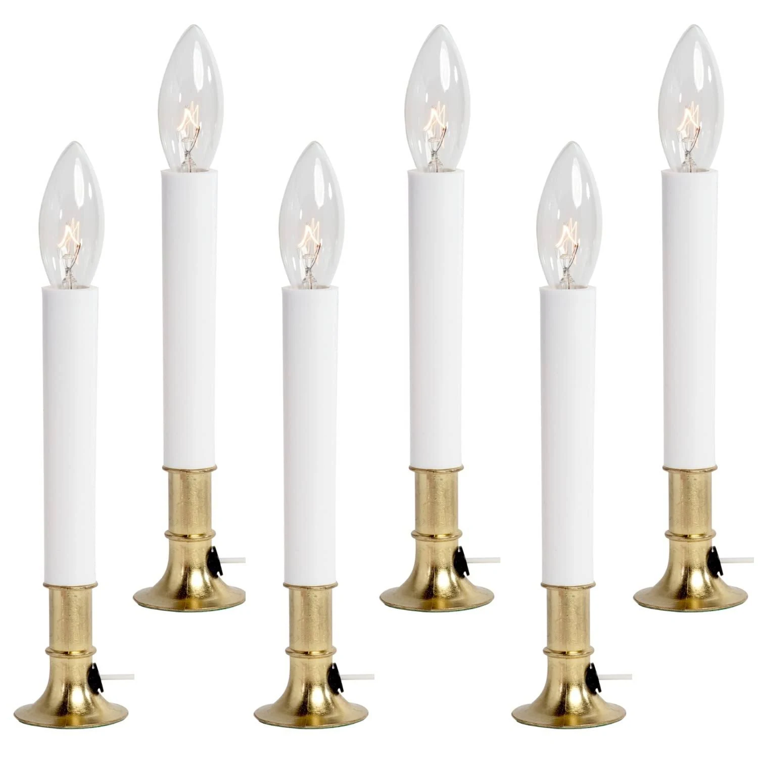 Creative Hobbies Electric Window Candle Pack of 6