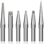 6Pcs Replacement Tips Soldering Iron For Weller WES51/50 WESD51 PES5 US SHIP *