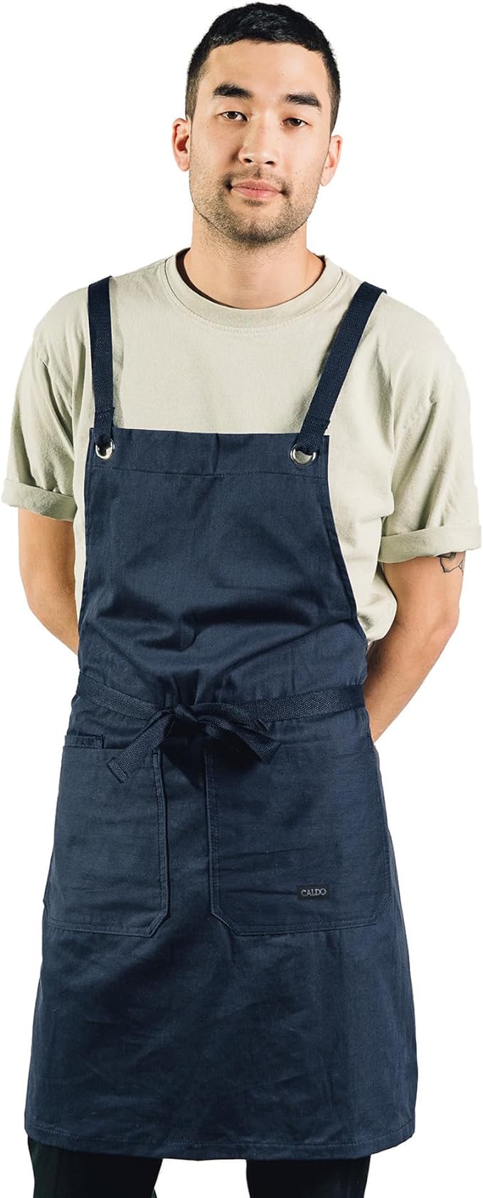 Filo Crossback Apron, Size: One size, Gray