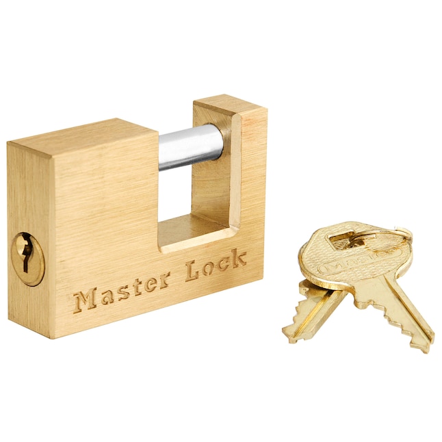 Master Lock Coupler Lock Brass 605DAT