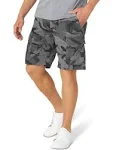 Wrangler Authentics Stretch Cargo Short Anthracite Camo Size 52