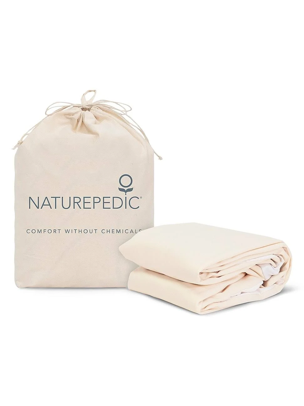 Naturepedic Organic Waterproof Fitted Protector Pad - Twin