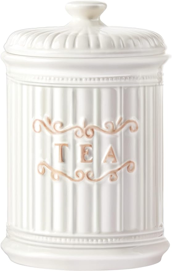 Winding Vine Ceramic Tea Canister Airtight Tea Bag Holder Tea Canister for Loose Tea Tea Bag Storage Container with Lid