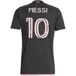 Men's Adidas Inter Miami CF 23/24 Messi Away Jersey Black