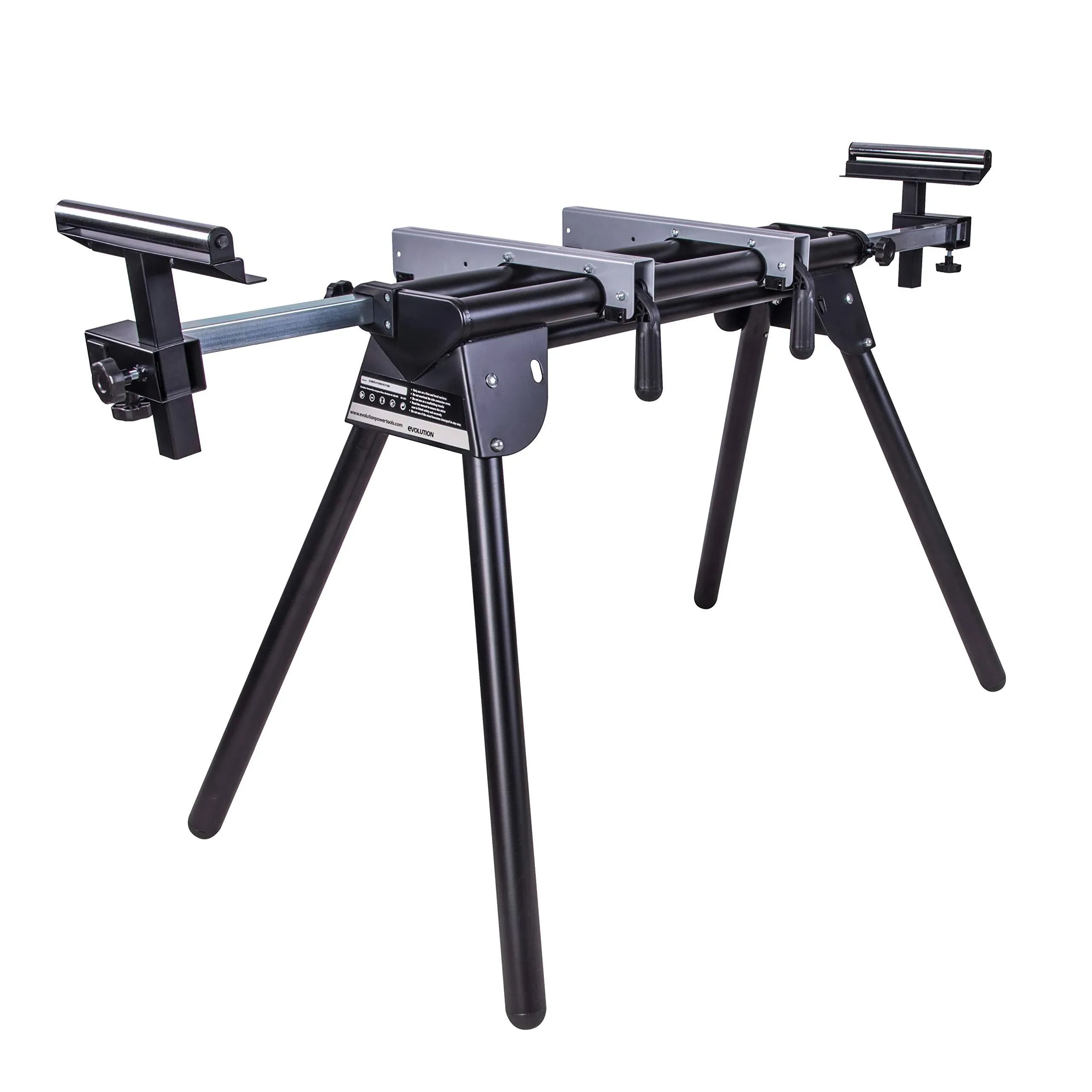 Evolution Universal Miter Saw Stand with Telescopic Arms and Folding Legs