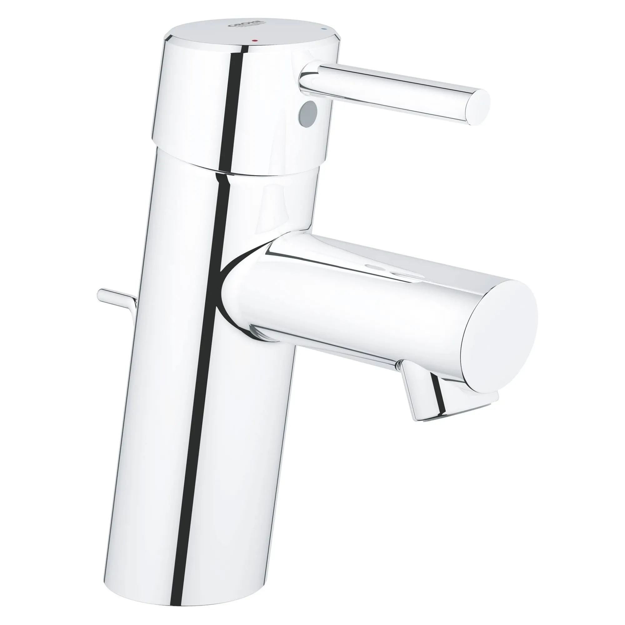 GROHE 342702431 Concetto, Single Hole Single-Handle S-Size Bathroom Faucet 1.2 GPM, Matte Black