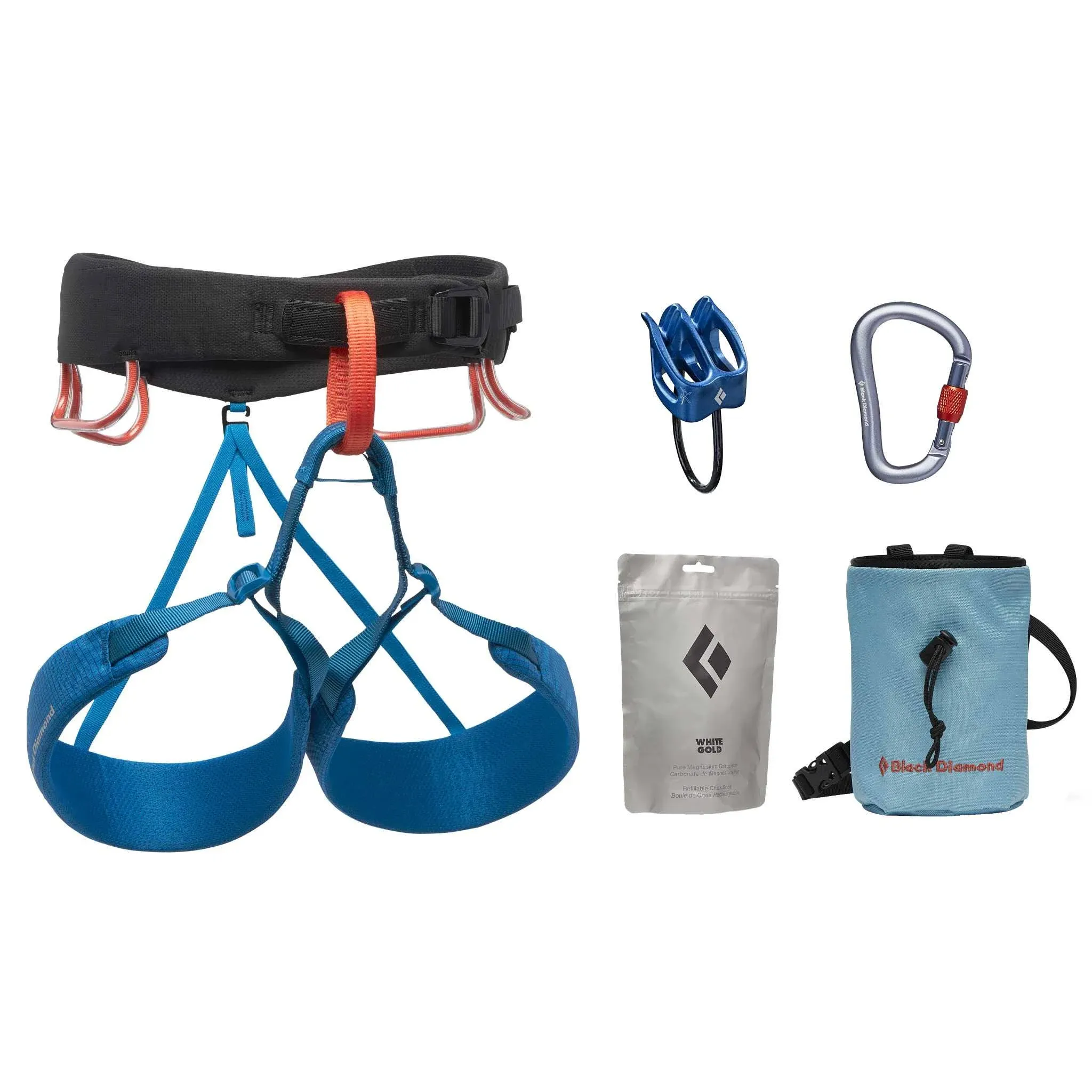 Black Diamond Momentum Climbing Harness Package - Men's L