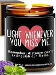 Long Distance Relationship Candle, Gifts for Him,... 