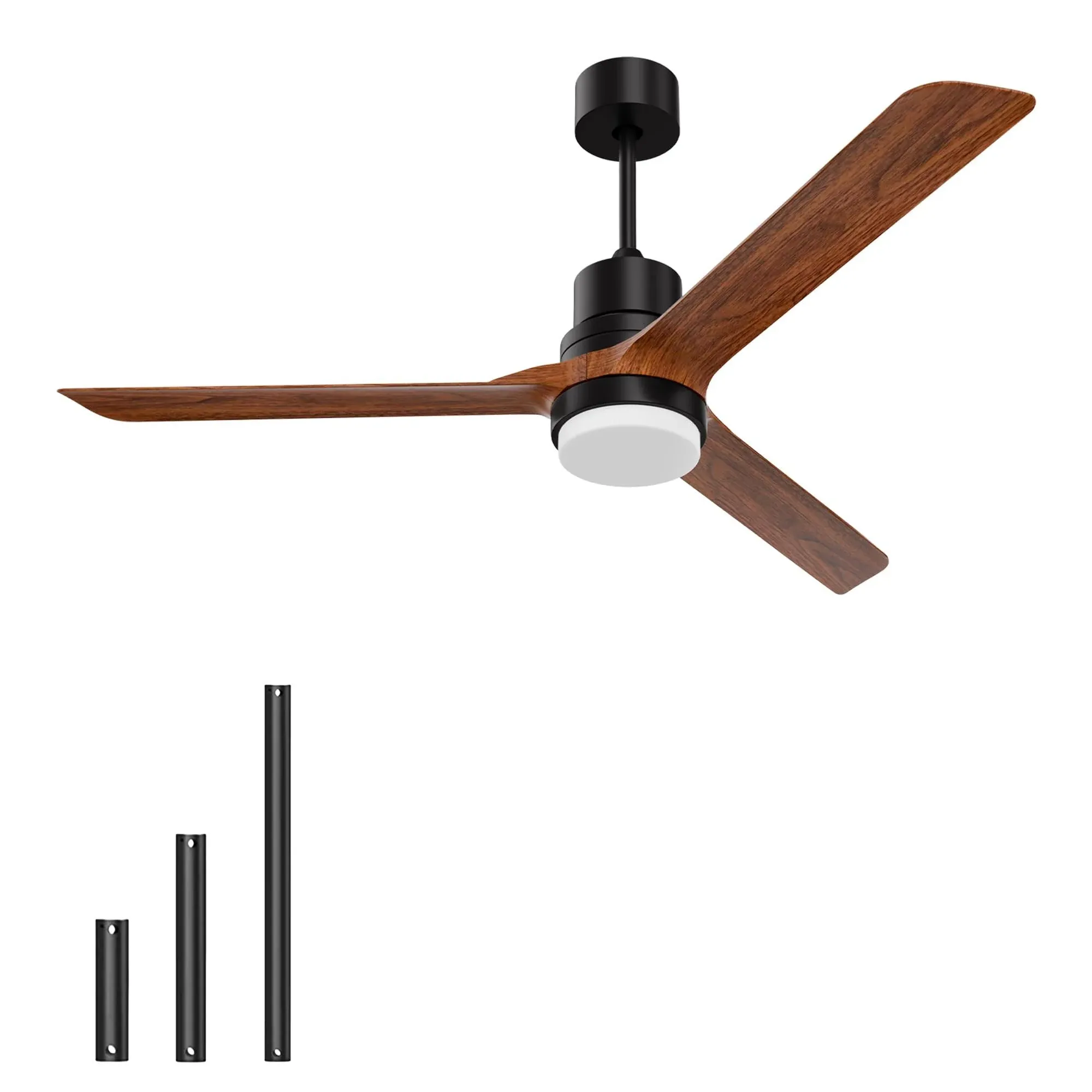 BECLOG Ceiling Fans with Lights Outdoor/Indoor 52&#034; Ceiling Fan with LED DC Mo...