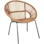 East at Main Louanne Rattan Occasional Chair, Natural