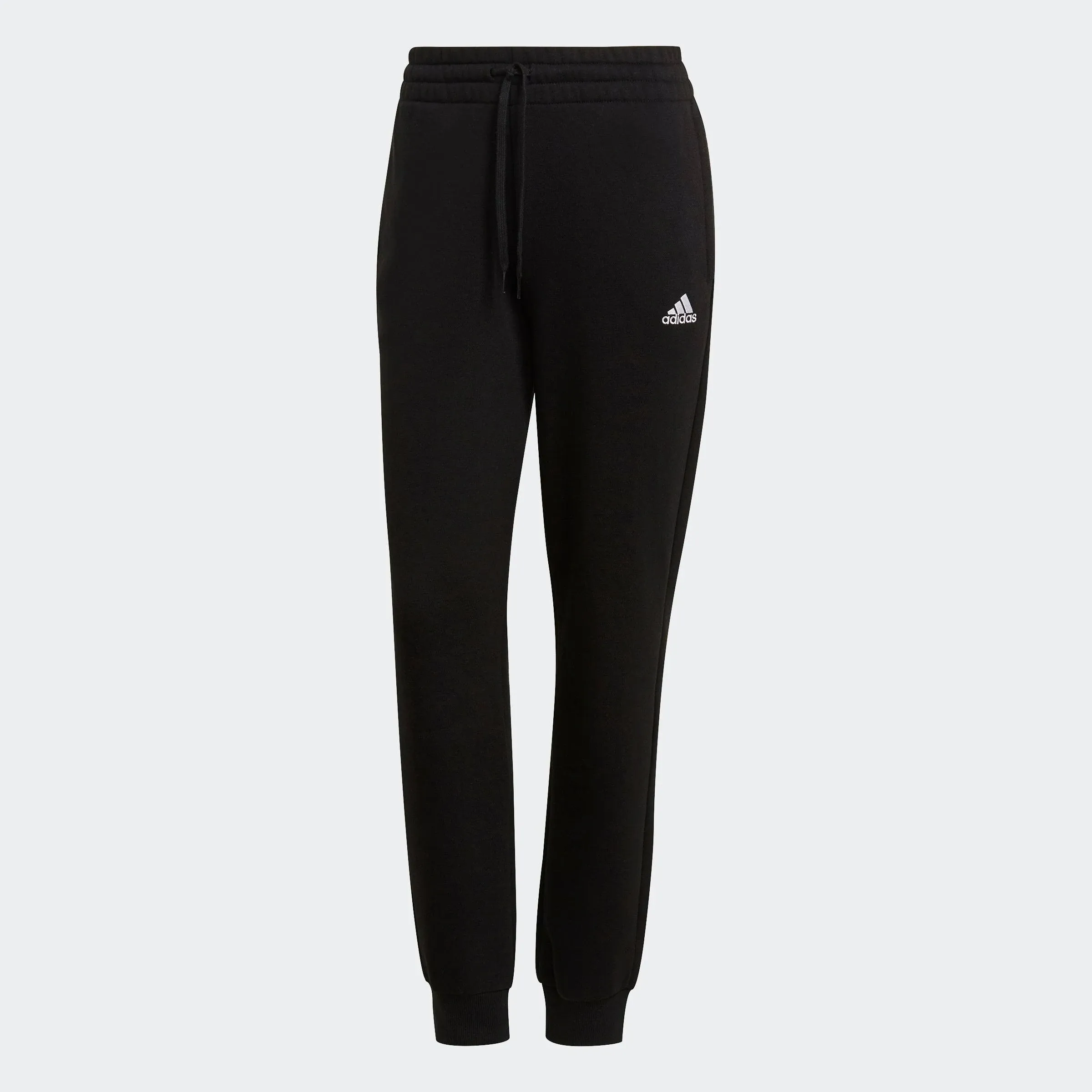 adidas Women&#039;s Essentials Fleece Logo Pants, Black/White, X-Large