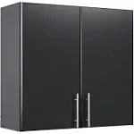 Prepac Elite 32" Wall Cabinet, Black