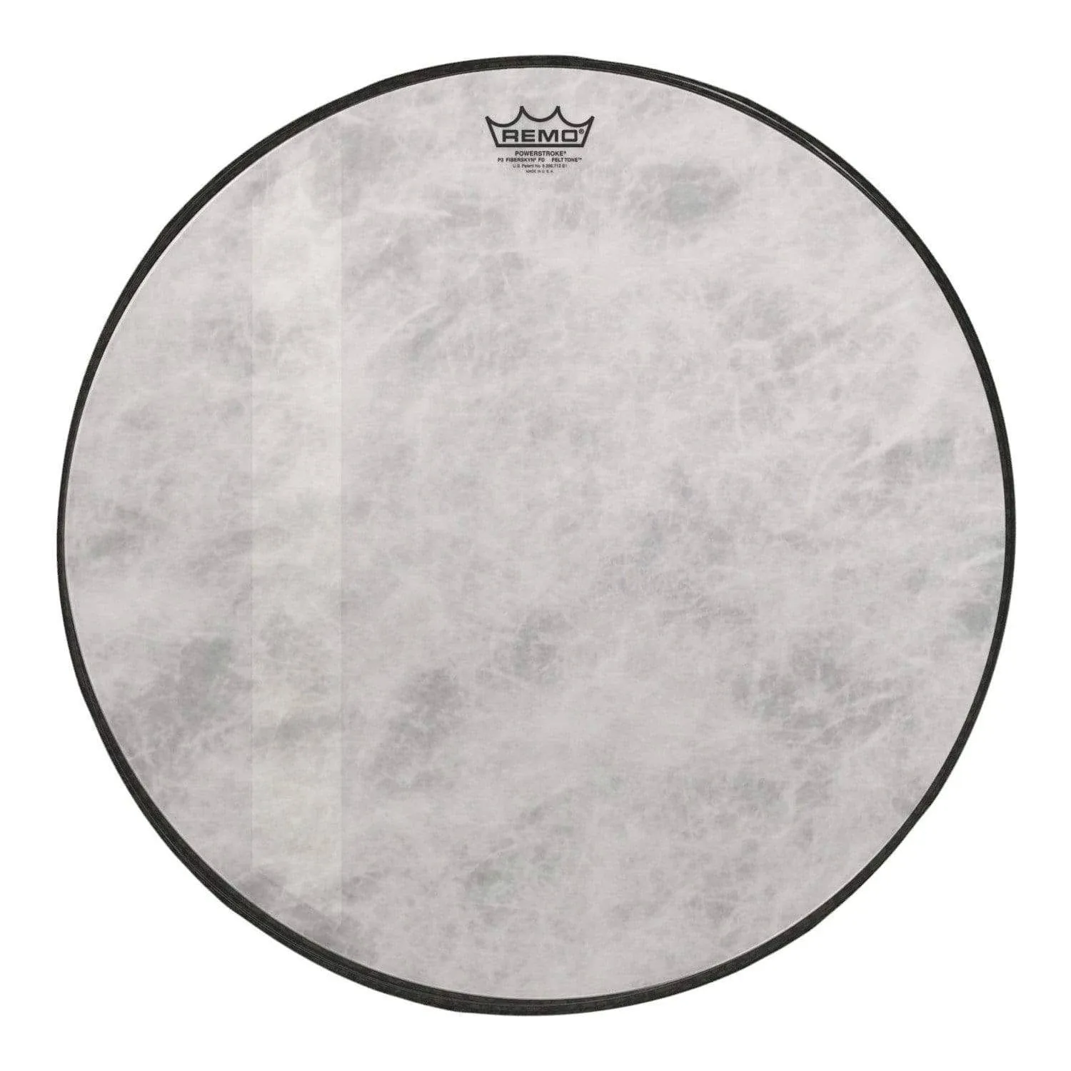 Remo 22" Powerstroke 3 Fiberskyn Felt Tone Bass Drum Head | Reverb