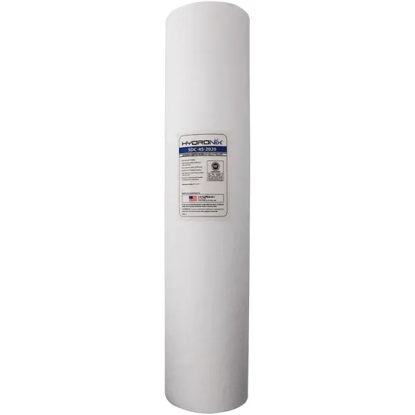 Hydronix SDC-45-2020 20 Micron 20 Inch Whole House Sediment Water Filter